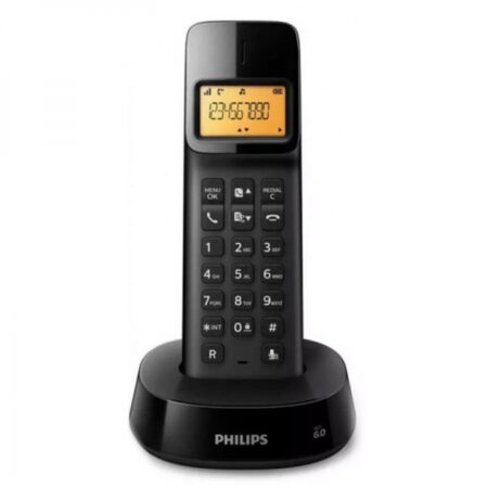 telefono inalambrico philips d1601b 01 1 6 300 mah gap negro 121970