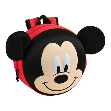 paidiki tsanta 3d mickey mouse clubhouse kokkino mauro 31 x 31 x 10 cm 358242