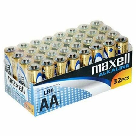 alkalikes mpataries maxell lr03 aaa 1 5v 32 pcs 718850 1