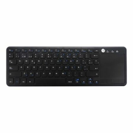 Πληκτρολόγιο Αφής CoolBox CoolTouch Μαύρο Ισπανικό Qwerty QWERTY