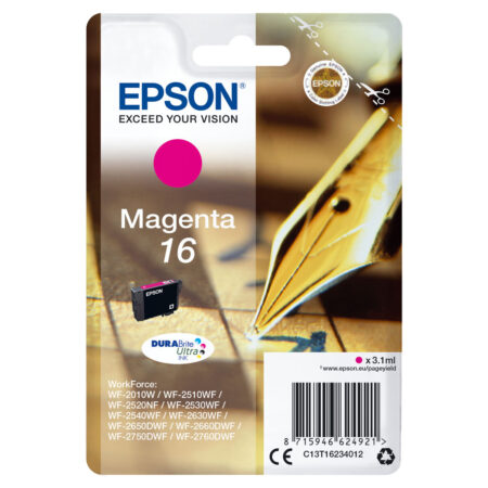 Αυθεντικό Φυσίγγιο μελάνης Epson Cartucho 16 magenta Mατζέντα