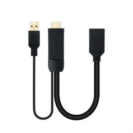 Καλώδιο DisplayPort σε HDMI NANOCABLE 10.16.0205 20 cm Μαύρο 4K Ultra HD