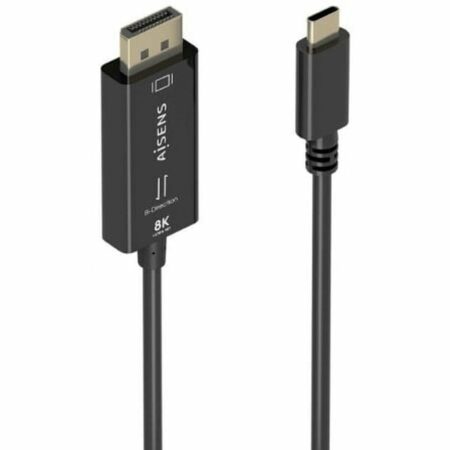 Καλώδιο USB-C σε DisplayPort Aisens A109-0879 Μαύρο 1,8 m