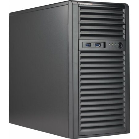 Κουτί Μέσος Πύργος ATX Supermicro CSE-731I-404B Μαύρο