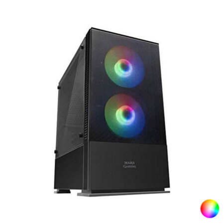 Κουτί Μέσος Πύργος ATX/mATX Mars Gaming LED RGB LED RGB Micro ATX