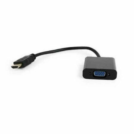 Αντάπτορας HDMI σε VGA GEMBIRD A-HDMI-VGA-04 Μαύρο 15 cm