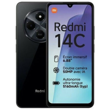 Smartphone Xiaomi Redmi 14C 6,36" 8 GB RAM 256 GB Μαύρο